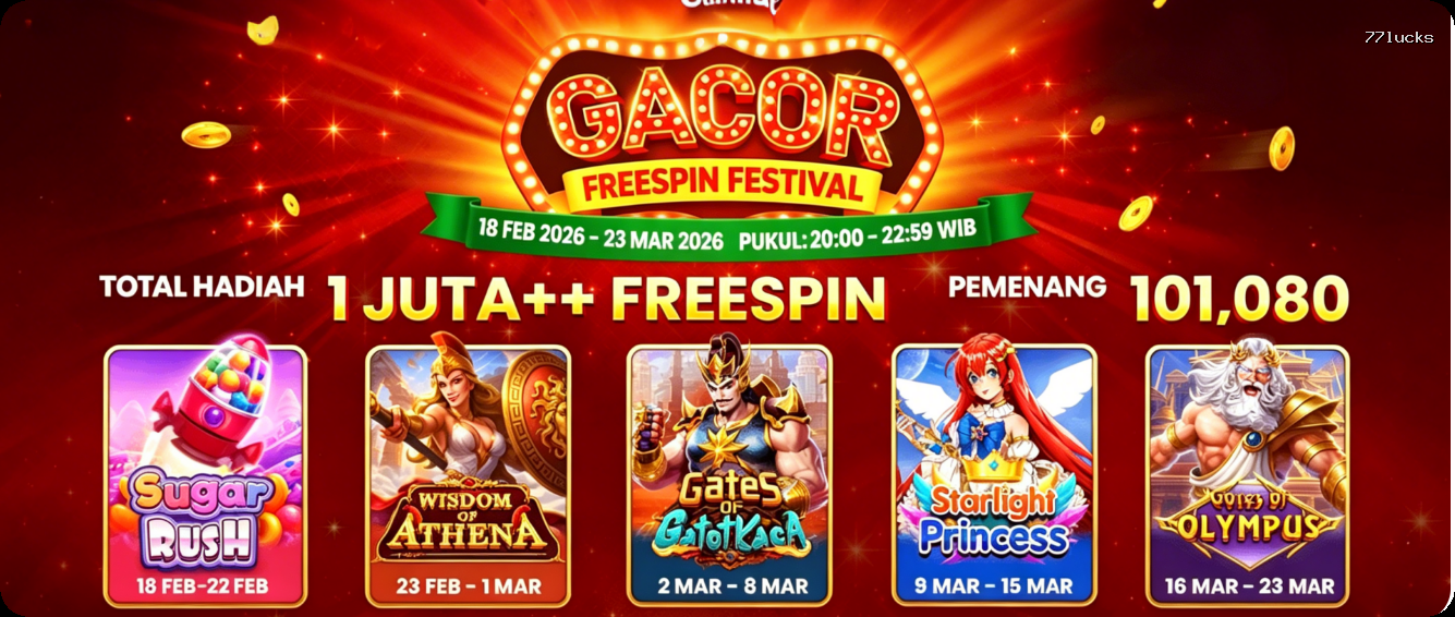 Login 77lucks Sekarang Bonus Melimpah